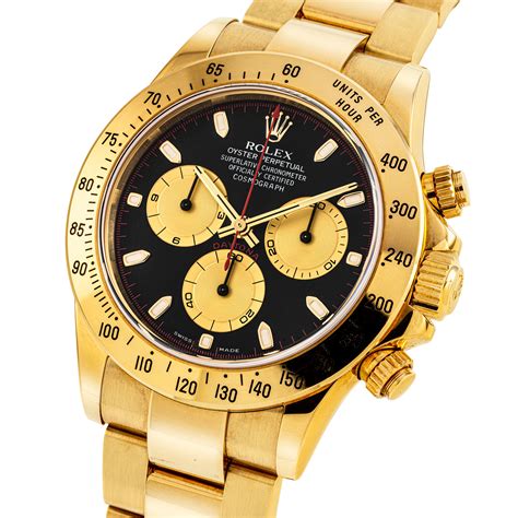 rolex datona gold|Rolex gold daytona watches for sale.